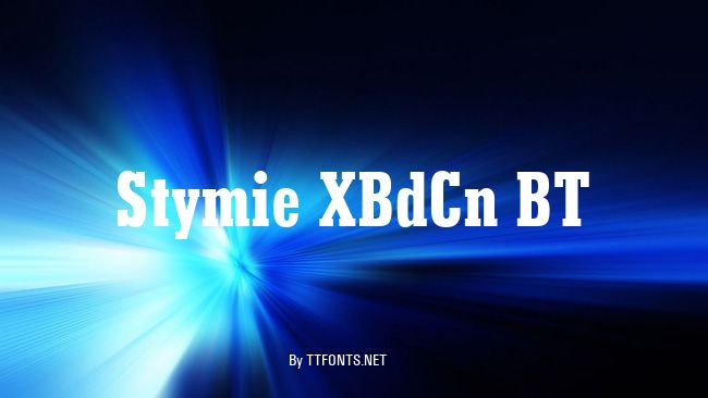 Stymie XBdCn BT example